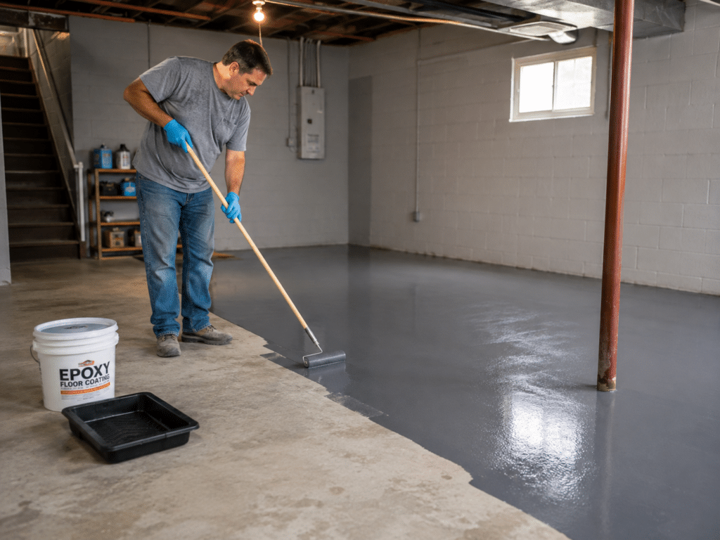 DIY Epoxy Basement Floor Guide DIY Epoxy Basement Floor Guide